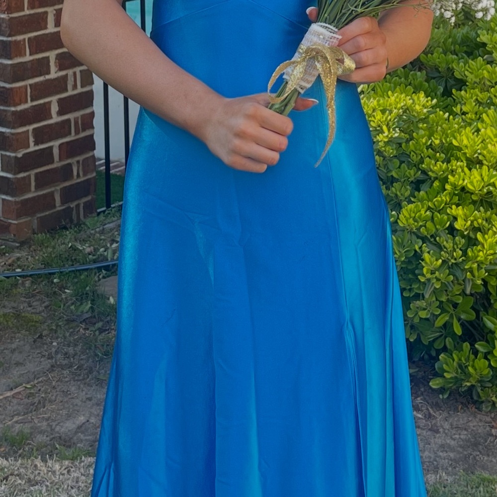BLUE SILK DRESS 💎